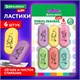 Ластики BRAUBERG KIDS "Fruits", НАБОР 6 штук, 50х23х10 мм, овальные, ассорти, 272669 272669