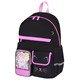 Рюкзак BRAUBERG PASTEL с термонашивками в комплекте, "Black kitty", черный, 40х29х14 см, 273128 273128 - фото 330883