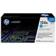 Картридж лазерный HP (Q6001A) ColorLaserJet CM1015/2600 и др, №124A, голубой, оригинальный, ресурс 2000 страниц 360586 - фото 331673