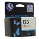 Картридж струйный HP (F6V16AE) Deskjet 2130, №123, цветной, оригинальный, ресурс 100 стр. 362196 - фото 332232