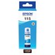 Чернила EPSON 115 (C13T07D24A) для СНПЧ L8160/L8180, голубые, объем 70 мл, ОРИГИНАЛЬНЫЕ 364020 - фото 333434