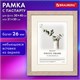 Рамка 30х40 см с паспарту 21х30 см, небьющаяся, багет 26 мм, МДФ, BRAUBERG "Ambassador", цвет дуб, 391369 391369 - фото 333914