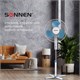 Вентилятор напольный SONNEN FS40-A104 Line, 45 Вт, 3 скоростных режима, белый/синий, 451034 451034 - фото 334471