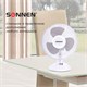 Вентилятор настольный SONNEN FT23-B6, d=23 см, 25 Вт, на подставке, 2 скоростных режима, белый/серый, 451038 451038 - фото 334473