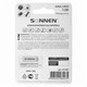 Батарейки КОМПЛЕКТ 2 шт., SONNEN Alkaline, AAA (LR03, 24А), алкалиновые, мизинчиковые, блистер, 451087 451087
