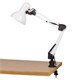 Настольная лампа / светильник SONNEN TL-007, подставка + струбцина, 40 Вт, Е27, БЕЛЫЙ, высота 60 см, 235539 235539