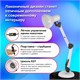 Настольная лампа / светильник SONNEN TL-007, подставка + струбцина, 40 Вт, Е27, БЕЛЫЙ, высота 60 см, 235539 235539