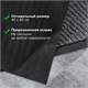 Коврик входной ворсовый влаго-грязезащитный 40х60 см, толщина 7 мм, ребристый, серый, LAIMA, 602861 602861