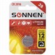 Батарейка литиевая SONNEN Lithium CR2016 "таблетка, дисковая, кнопочная" 1 шт., блистер, 451972 451972 - фото 335366