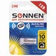 Батарейка SONNEN Alkaline, 23А (MN21), алкалиновая, для сигнализаций, 1 шт., в блистере, 451977 451977 - фото 335397