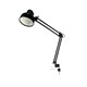 Настольная лампа светильник Бета на струбцине, цоколь Е27, чёрный 236650