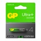 Батарейки КОМПЛЕКТ 4 шт., GP Ultra Plus G-Tech, AAA (LR03), алкалиновые, мизинчиковые, 24AUPA21-2CRSB4 454094 - фото 335521