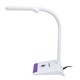 Настольная лампа / светильник SONNEN OU-147, на подставка, светодиодная, 5 Вт, белый/фиолетовый, 236672 236672