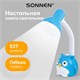 Настольная лампа / светильник SONNEN OU-603, на подставке, цоколь Е27, "Сова", синий, 236674 236674