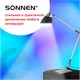 Настольная лампа / светильник SONNEN PH-104, на подставке, LED, 8 Вт, металлический корпус, черный, 236690 236690