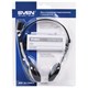 Наушники с микрофоном (гарнитура) SVEN AP-010MV, проводные, 2 м, с оголовьем, черные, SV-0410010MV 512970