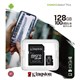 Карта памяти microSDXC 128 GB KINGSTON Canvas Select Plus UHS-I U1,100 Мб/с (class 10), адаптер, SDCS2/128 GB 513194
