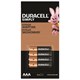 Батарейки КОМПЛЕКТ 4 шт. (отрывной блок), DURACELL Simply ОРИГИНАЛ, AAA (LR03,24А), алкалиновые, мизинчиковые 455044 - фото 336013