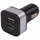 Зарядное устройство автомобильное SONNEN, 2 порта USB, выходной ток 2,1 А, черное-белое, 454796 454796 Зарядное устройство автомобильное SONNEN, 2 порта USB, выходной ток 2,1 А, черное-белое, 454796 454796