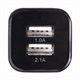 Зарядное устройство автомобильное SONNEN, 2 порта USB, выходной ток 2,1 А, черное-белое, 454796 454796 Зарядное устройство автомобильное SONNEN, 2 порта USB, выходной ток 2,1 А, черное-белое, 454796 454796