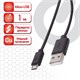 Кабель USB 2.0 – micro USB, 1 м, SONNEN, медь, для передачи данных и зарядки, черный, 513115 513115 Кабель USB 2.0 – micro USB, 1 м, SONNEN, медь, для передачи данных и зарядки, черный, 513115 513115