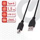 Кабель USB2.0 AM-BM, 1,5 м, SONNEN, медь, для подключения периферийных устройств - принтеров, сканеров, МФУ, плоттеров, черный, 513118 513118 Кабель USB2.0 AM-BM, 1,5 м, SONNEN, медь, для подключения периферийных устройств - принтеров, сканеров, МФУ, плоттеров, черный, 513118 513118