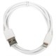 Кабель USB2.0 – Lightning, 1 м, SONNEN, медь, для передачи данных и зарядки, белый, 513559 513559 Кабель USB2.0 – Lightning, 1 м, SONNEN, медь, для передачи данных и зарядки, белый, 513559 513559