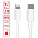 Кабель USB Type-C-Lightning с поддержкой быстрой зарядки, белый, 1 м, SONNEN, медный, 513612 513612 Кабель USB Type-C-Lightning с поддержкой быстрой зарядки, белый, 1 м, SONNEN, медный, 513612 513612