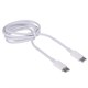 Кабель USB Type-C-Type-C с поддержкой быстрой зарядки, белый, 1 м, SONNEN, медный, 513613 513613 Кабель USB Type-C-Type-C с поддержкой быстрой зарядки, белый, 1 м, SONNEN, медный, 513613 513613