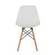 Стулья BRABIX "Eames CF-010", КОМПЛЕКТ 4 шт., пластик белый, опоры дерево/металл, 532630 532630