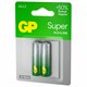 Батарейки КОМПЛЕКТ 2 шт., GP Super G-Tech, AA (LR6, 15А), алкалиновые, пальчиковые, блистер, 15A-2CR2 456683