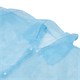 Халат одноразовый голубой на кнопках КОМПЛЕКТ 10 шт., XL, 52-54 размер, 110 см, рукав на резинке, 20 г/м2, СНАБЛАЙН 631266
