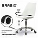 Кресло стул BRABIX "Eames MG-310 CH", хром, пластик белый, экокожа белая, 532923 532923 Кресло стул BRABIX "Eames MG-310 CH", хром, пластик белый, экокожа белая, 532923 532923