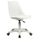 Кресло стул BRABIX "Eames MG-310 PL", пластик белый, экокожа белая, 532926 532926 - фото 337323
