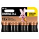 Батарейки КОМПЛЕКТ 10 шт., DURACELL Basic ОРИГИНАЛ, AA (LR6, 15А), алкалиновые, пальчиковые 456786 - фото 337365