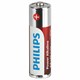 Батарейки алкалиновые "пальчиковые" КОМПЛЕКТ 4 шт., PHILIPS Power Alkaline, АА (LR6, 24А), блистер 457386