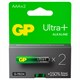 Батарейки КОМПЛЕКТ 2 шт., GP Ultra Plus G-Tech, AAA (LR03), алкалиновые, мизинчиковые, 24AUPA21-2CRSB2 457749 - фото 337964
