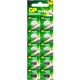 Батарейки КОМПЛЕКТ 10 шт., GP Alkaline, 189A (G10, LR54), алкалиновые, отрывной блок, 189FRA-2C10 457764 - фото 338049