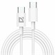 Кабель USB Type-C-Type-C, 60 Вт, белый, 2 м, DEFENDER F182, 87538 514029 - фото 338130