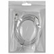 Кабель USB Type-C-Type-C, 60 Вт, белый, 2 м, DEFENDER F182, 87538 514029 Кабель USB Type-C-Type-C, 60 Вт, белый, 2 м, DEFENDER F182, 87538 514029