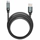Кабель BOLD USB – Type-C 1 м, 3 А, SMARTBUY, для быстрой зарядки и передачи данных, толстый, черный, 18102 514174 - фото 338136