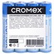 Батарейки алкалиновые "мизинчиковые" КОМПЛЕКТ 4 шт., CROMEX (КРОМЕКС) Alkaline, AAA (LR03, 24А), спайка, 457133 457133 - фото 338235