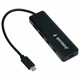 Хаб USB 3.1, 2xUSB, 2xType-C, с дополнительным питанием (Type-C), кабель Type-C 19 см, черный, GEMBIRD UHB-C425 514212 - фото 338294