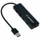 Хаб USB 3.1, 2хUSB, 2хType-C, с дополнительным питанием (Type-C), кабель USB 19 см, черный, GEMBIRD UHB-C415 514213 - фото 338297