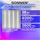 Светильник светодиодный АРМСТРОНГ SONNEN, нейтральный свет 4000 K, 595х595х19, 36 Вт, прозрачный, 237855 237855