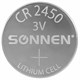 Батарейки литиевые SONNEN Lithium CR2450, "таблетки, дисковые, кнопочные", КОМПЛЕКТ 5 шт., блистер, 457144 457144