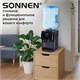 Кулер для воды SONNEN TSE-02FBP, настольный, НАГРЕВ/ОХЛАЖДЕНИЕ ЭЛЕКТРОННОЕ, 2 крана, антрацит, 455750 455750