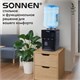 Кулер для воды SONNEN TSE-03BP, настольный, НАГРЕВ/ОХЛАЖДЕНИЕ ЭЛЕКТРОННОЕ, 3 крана, антрацит, 455752 455752