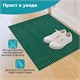 Коврик придверный 45х60 см, ЗЕЛЕНЫЙ пластиковый грязезащитный, толщина 10 мм, "ТРАВКА", PRIMILA (ПРИМИЛА), 701065 701065