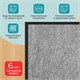 Коврик придверный 80х120 см, СЕРЫЙ, влаго-грязезащитный, 300 г/м2, мелкий рубчик, PRIMILA (ПРИМИЛА) STANDARD, 701020 701020